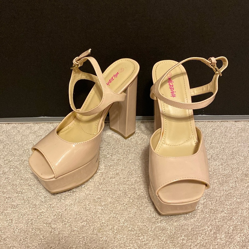 Blush Pink Platforms